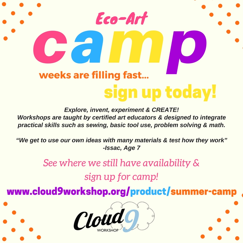 Join us for Summer Eco-Art Camp
